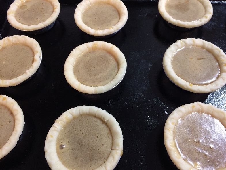 unbaked tarts